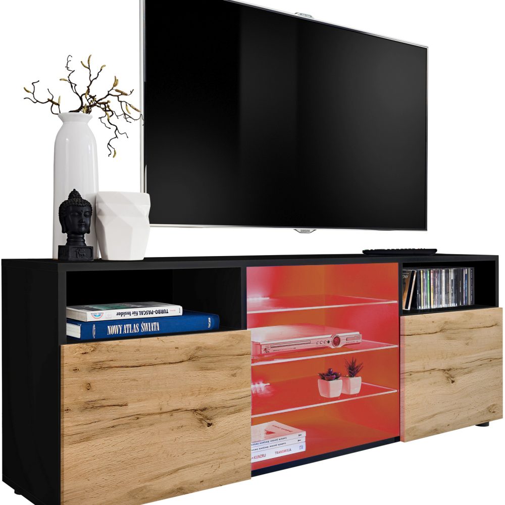 RTV Urbino Gehäuse, Wotan/Schwarz LED RGB Beleuchtung