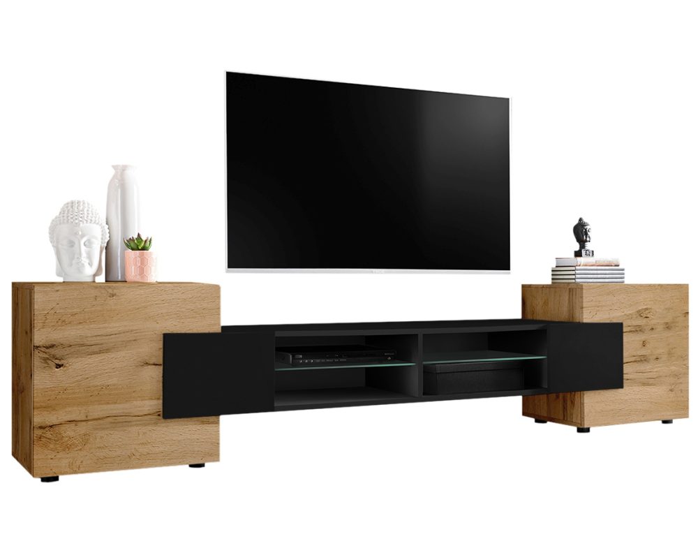 RTV Merano Schrank, Wotan/Schwarz – Bild 1