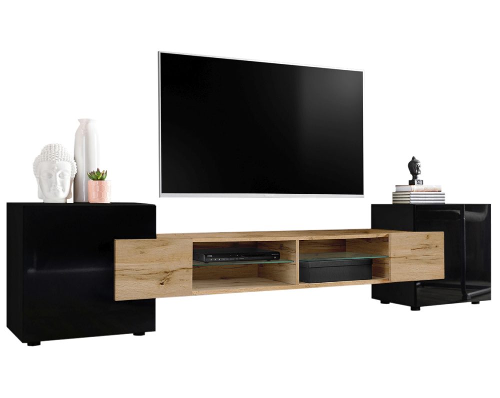 RTV Merano Schrank, Wotan/Schwarz – Bild 1