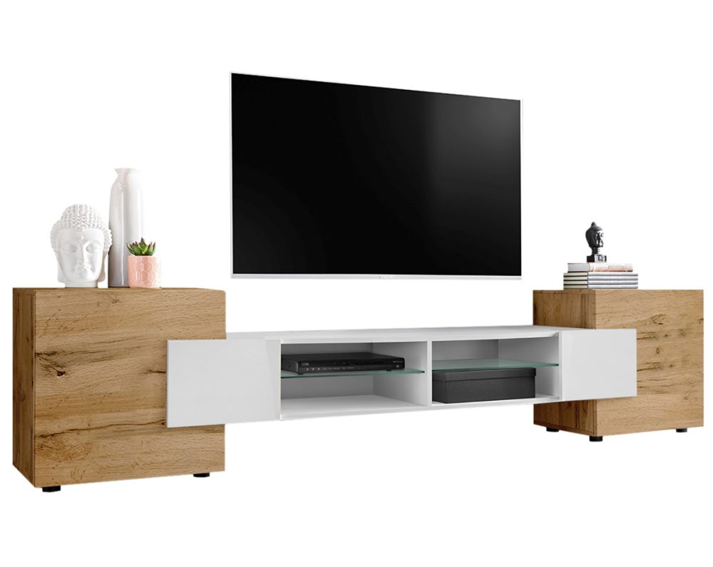 RTV Merano Schrank, Wotan/Weiß – Bild 1