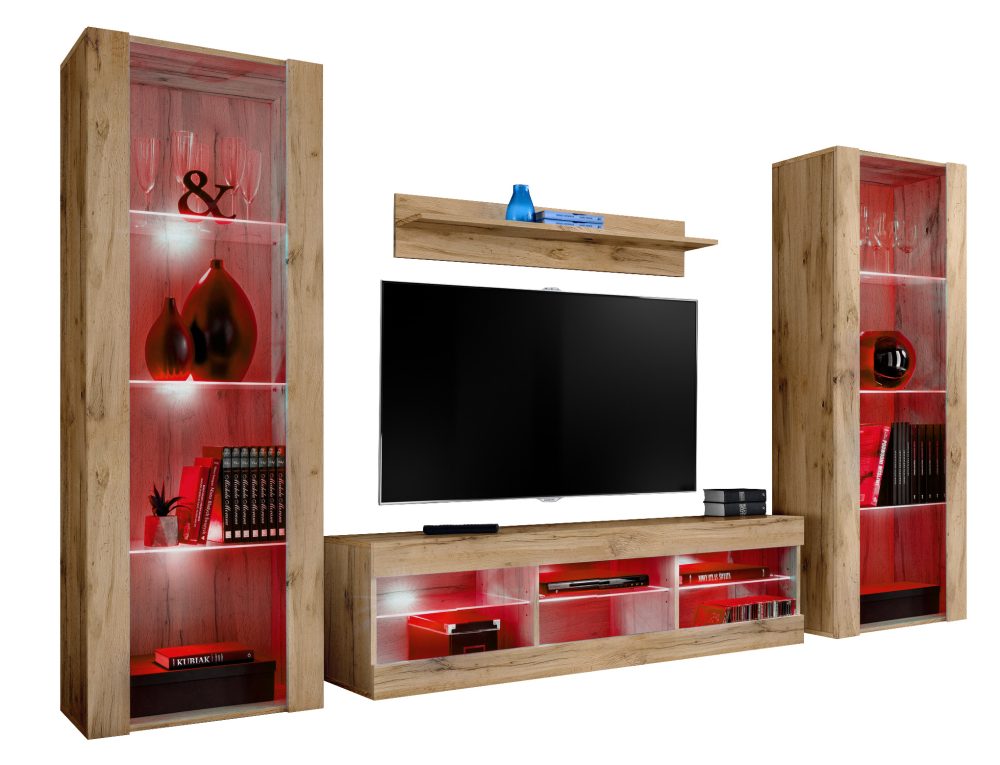 ISETR024W044W00LRXXX_00 Tivoli Grande RTV Möbel Set, Wotan/Wotan LED RGB Beleuchtung – Bild 1