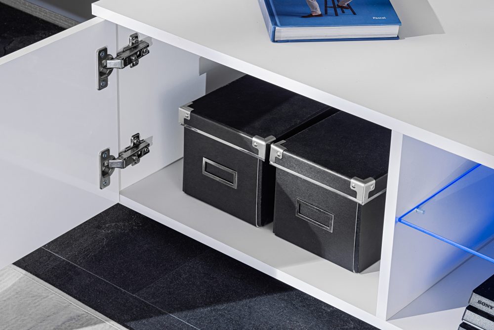 Varallo RTV Möbel Set, Weiß/Weiß – Bild 6