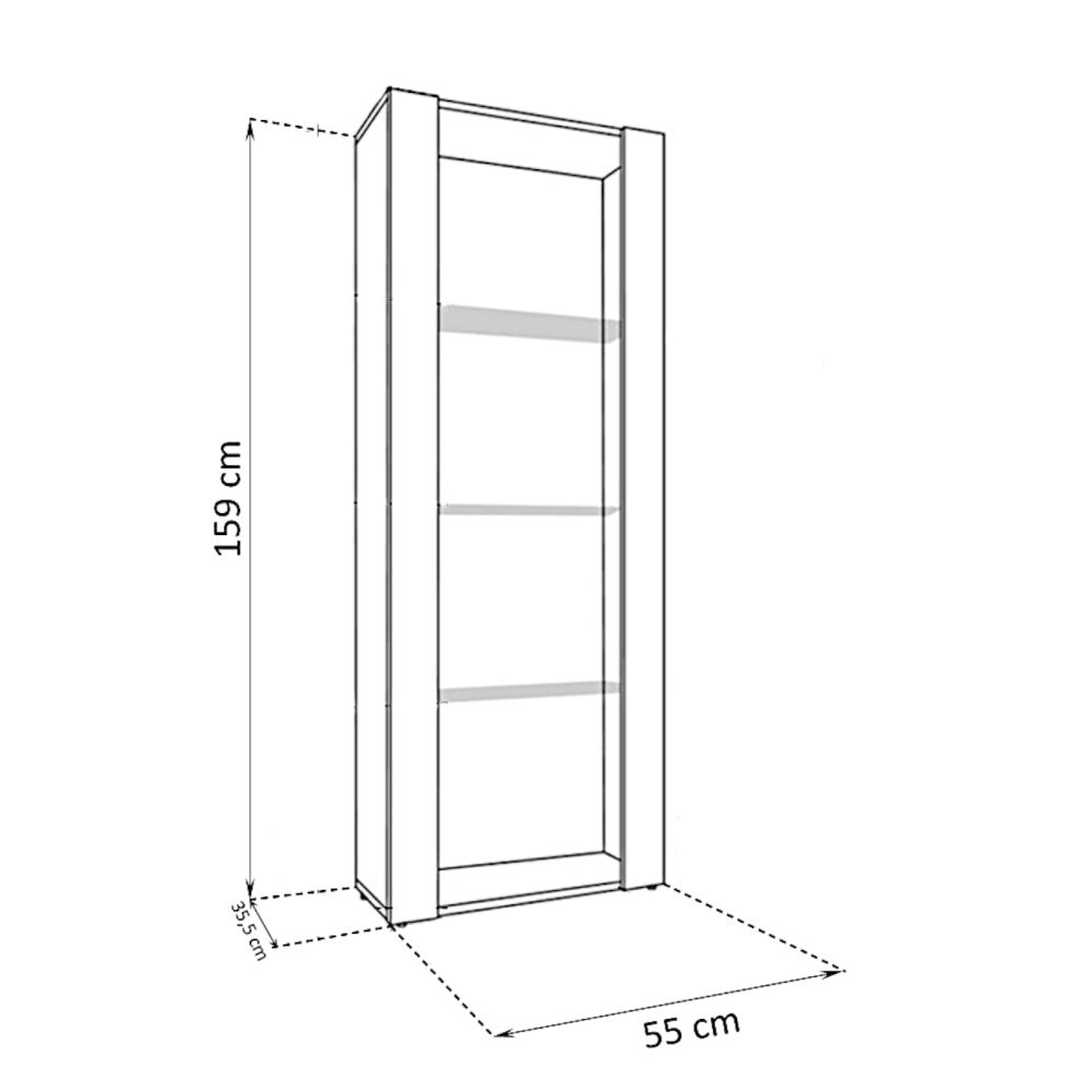 Tivoli Schrank, Schwarz/Weiß – Bild 2