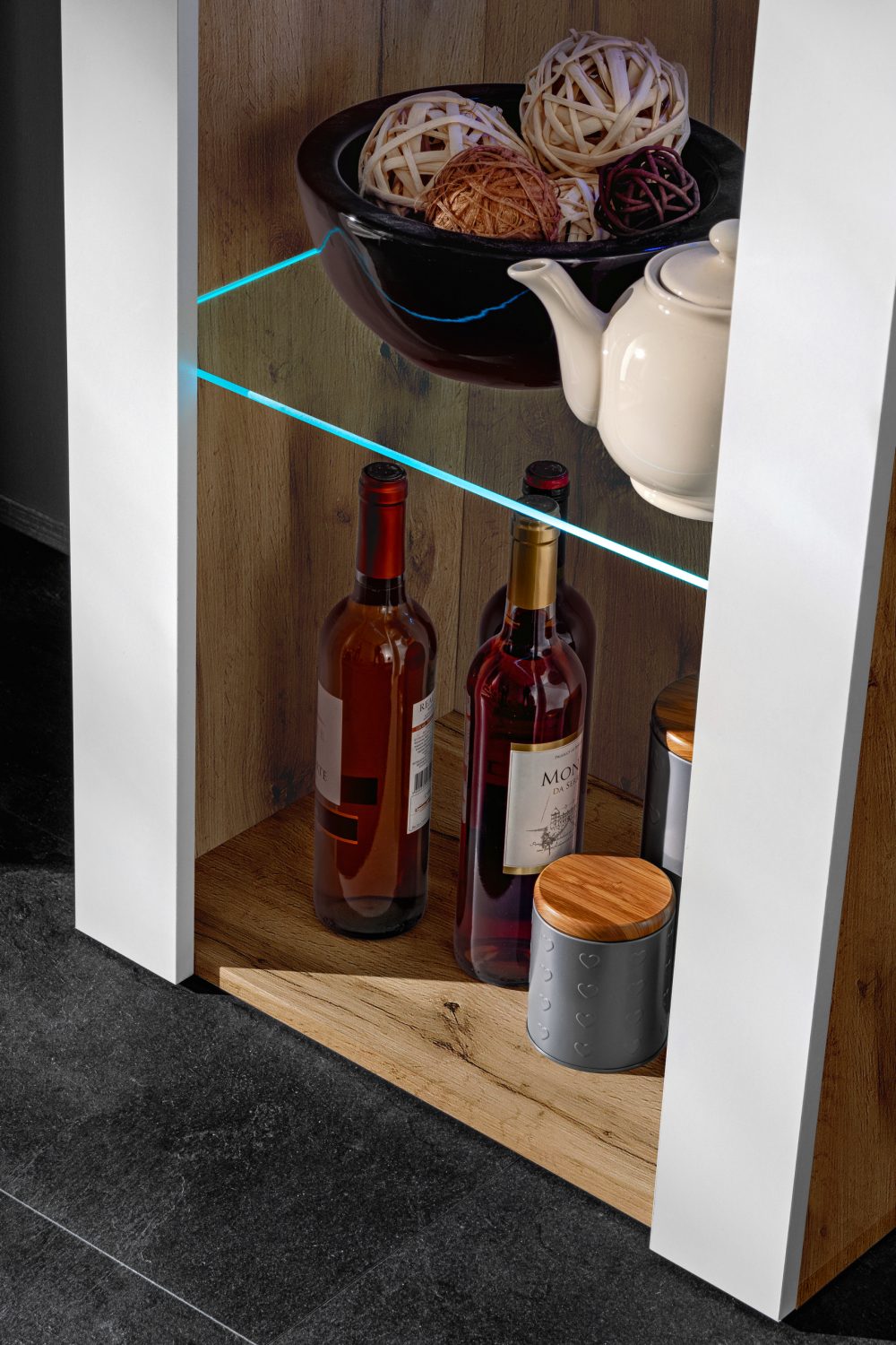 Tivoli Schrank, Weiß/Wotan RGB LED Beleuchtung – Bild 5