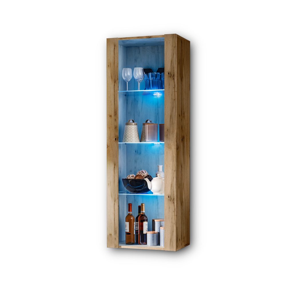 IWITA014W044W04L1XXX_00 Vitrine Tivoli, Wotan/Wotan LED Beleuchtung Blau – Bild 1