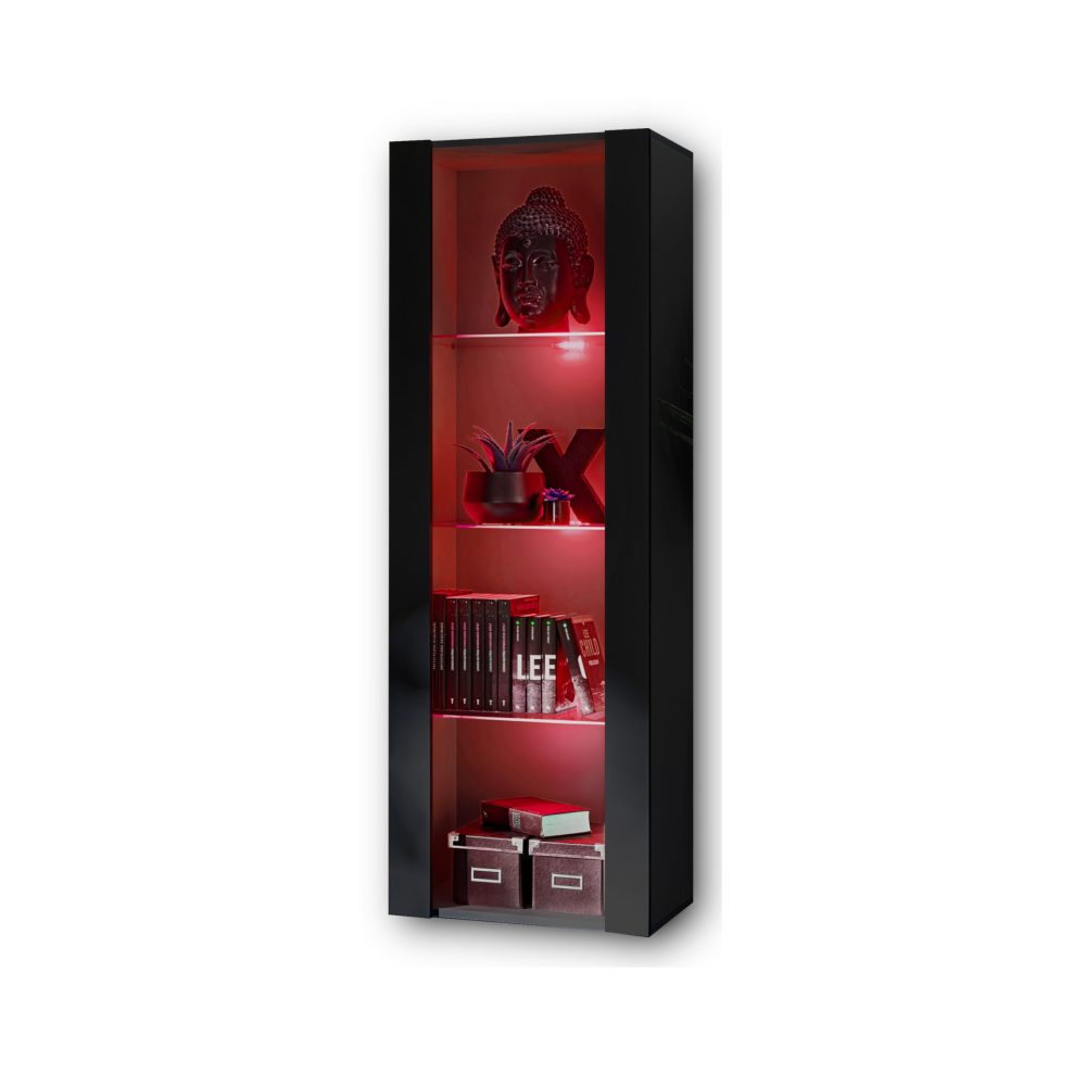 IWITA0190009000LRXXX_00 Tivoli Schrank, Schwarz/Schwarz RGB LED Beleuchtung – Bild 1