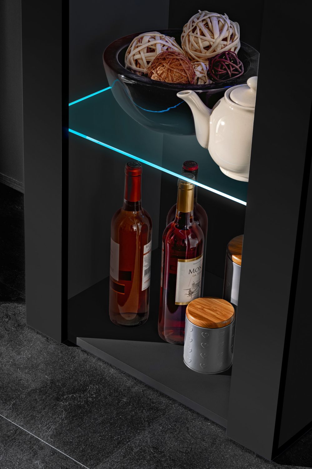 Tivoli Schrank, Schwarz/Schwarz – Bild 5