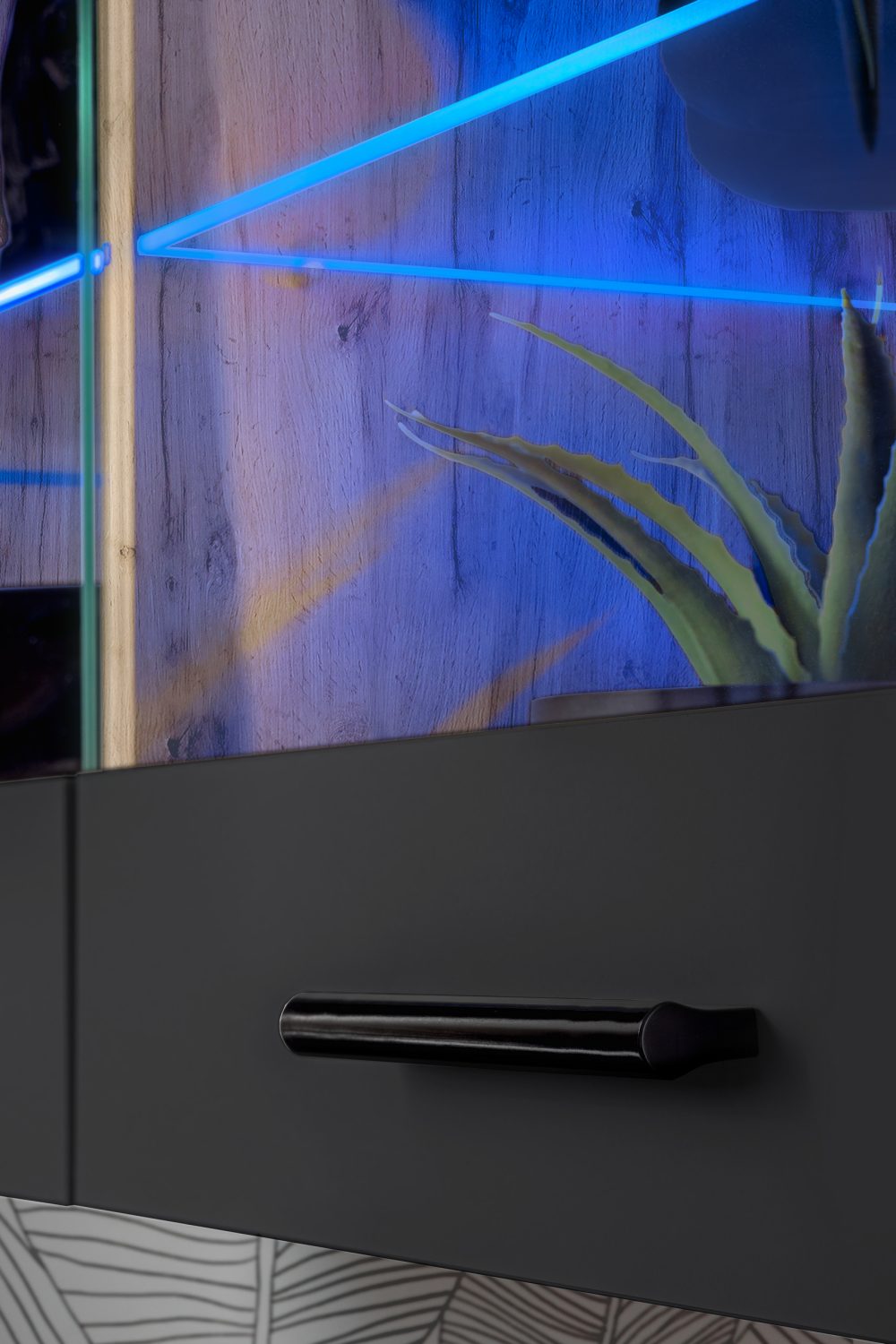 Savona Hängendes Regal, Schwarz/Wotan – Bild 6