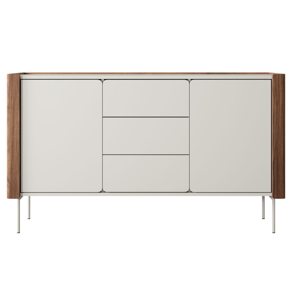 Guelph KSZ141 – Kommode, Nussbaum, Kaschmir, Breite 141 cm, Höhe 82 cm, Tiefe 39 cm – Bild 6