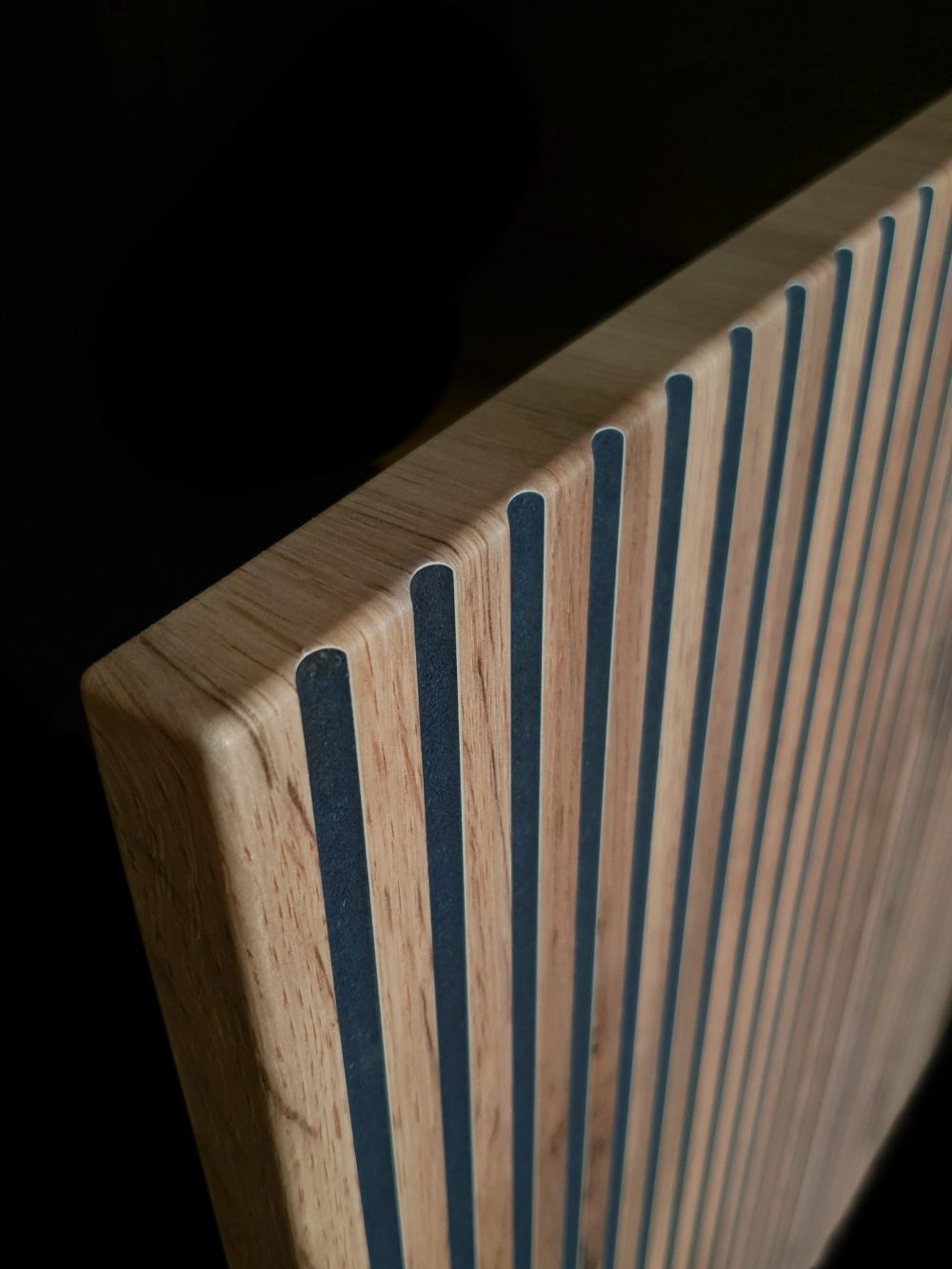 Laval RTV154 – TV-Schrank, schwarz, Wotan-Eiche, Breite 154 cm, Höhe 56 cm, Tiefe 39 cm – Bild 7