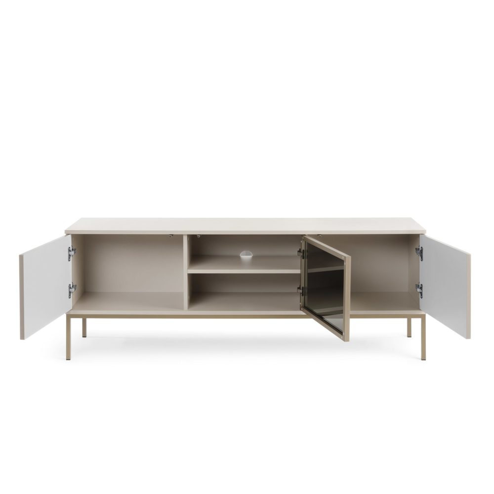 Laval RTV154 – TV-Schrank, Kaschmir, Breite 154 cm, Höhe 56 cm, Tiefe 39 cm – Bild 3