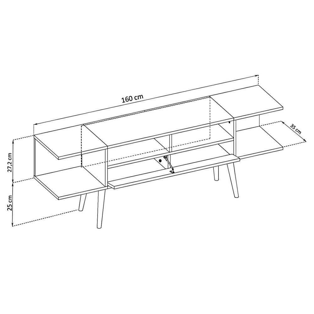 Forio Wohnzimmerset, weiße Eiche – Bild 8