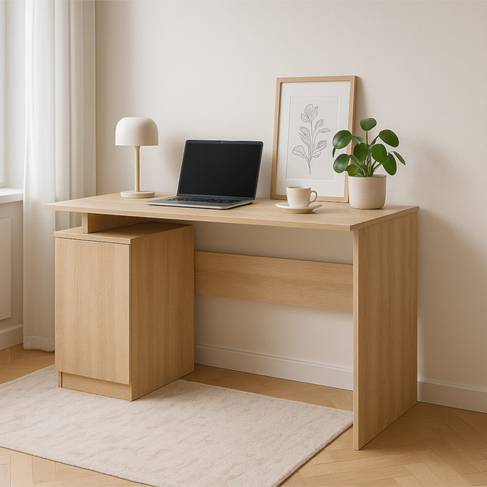 Schreibtisch Sola - Sonoma-Eiche - 120×73×59 Cm – Bild 2