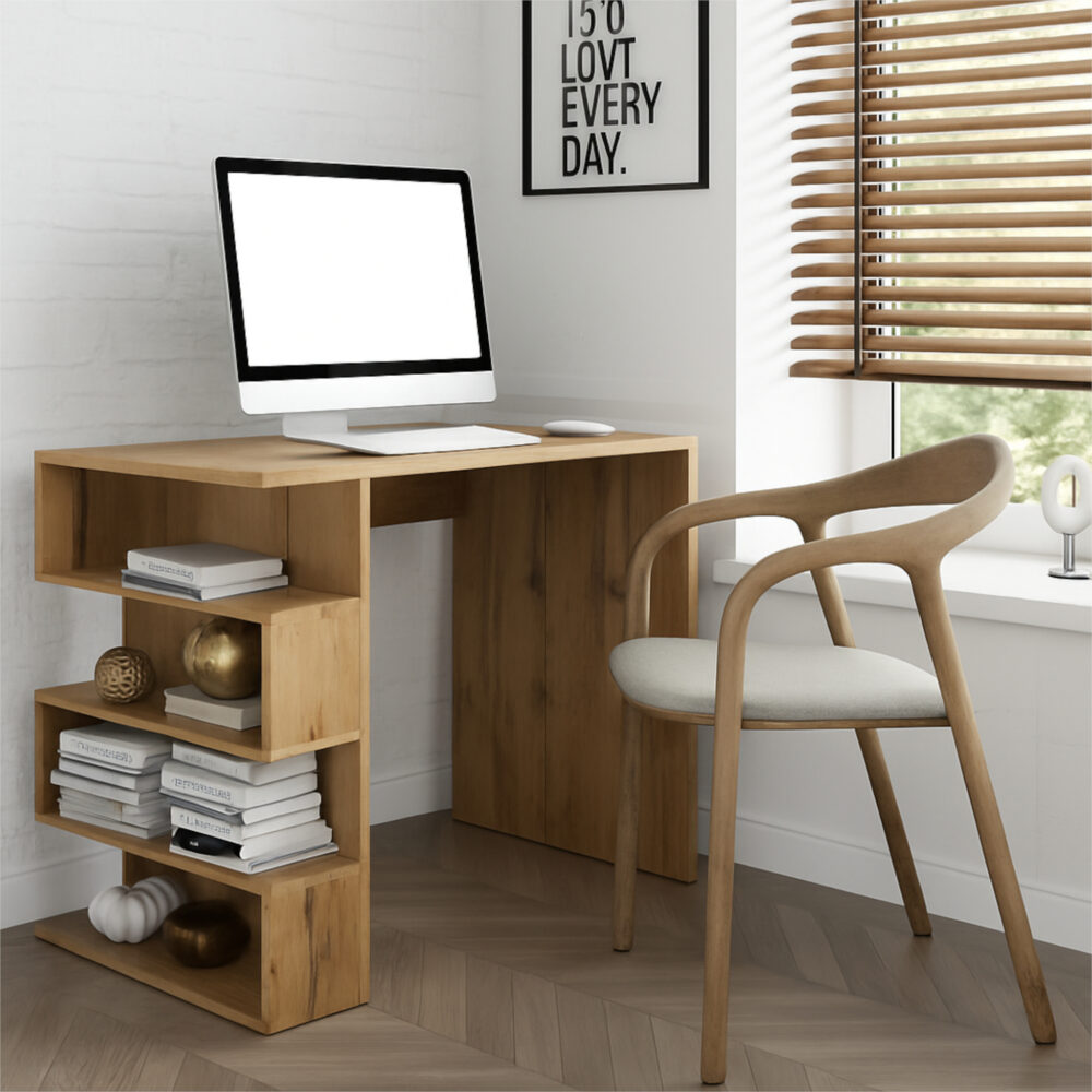 Schreibtisch Sola - Weiß  - 120×73×59 Cm – Bild 2