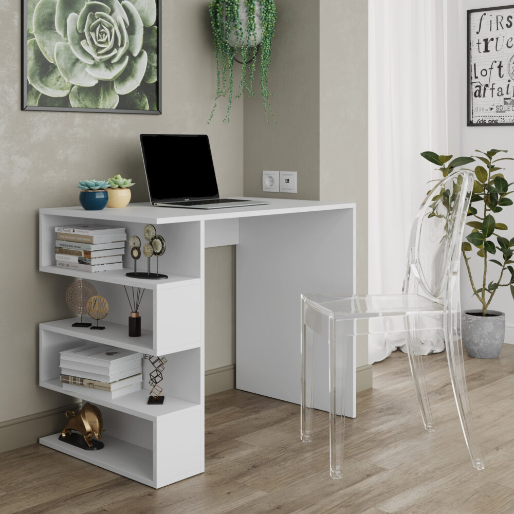 Schreibtisch Sola - Eiche Wotan - 120×73×59 Cm – Bild 2