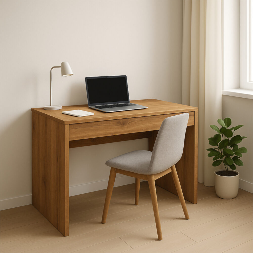 Schreibtisch Forde - Eiche Wotan - Schublade - 75×75×50 Cm – Bild 2