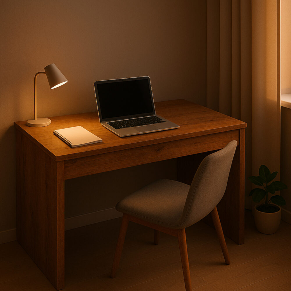 Schreibtisch Forde - Eiche Wotan - Schublade - 75×75×50 Cm – Bild 5