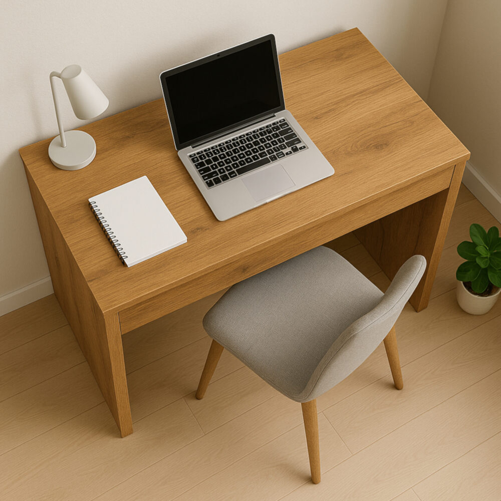 Schreibtisch Forde - Eiche Wotan - Schublade - 75×75×50 Cm – Bild 6