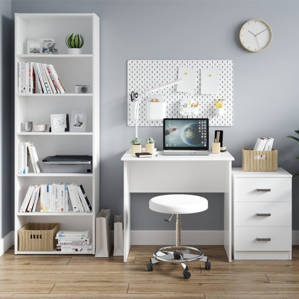 Schreibtisch Ulvik - Weiß - 80×75×50 Cm – Bild 4