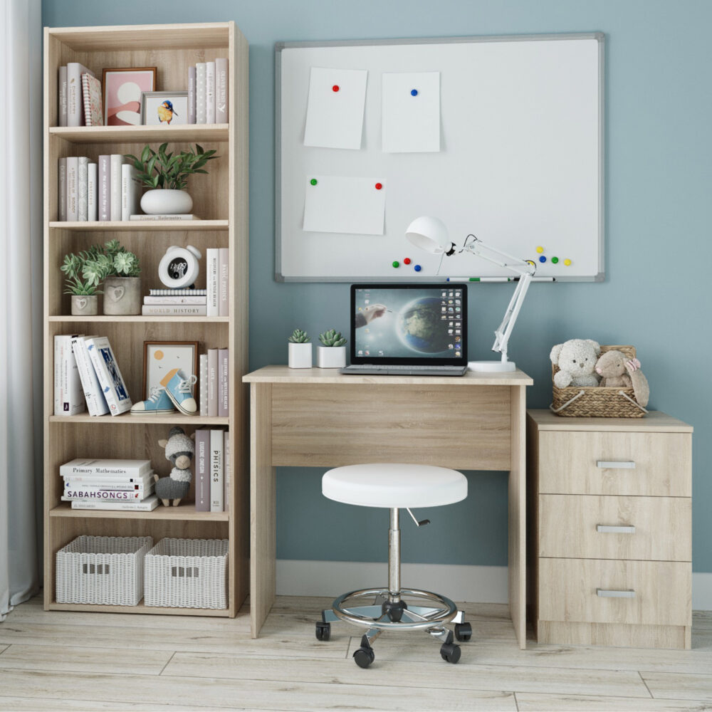 Schreibtisch Ulvik - Sonoma-Eiche - 80×75×50 Cm – Bild 4