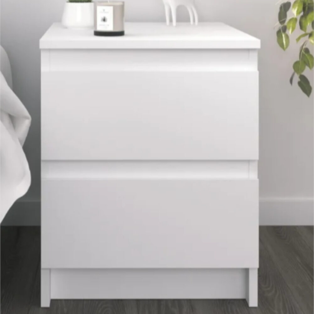 Kommode SOLA – Weiß – 2 Schubladen – 40×50×43 cm – Bild 5