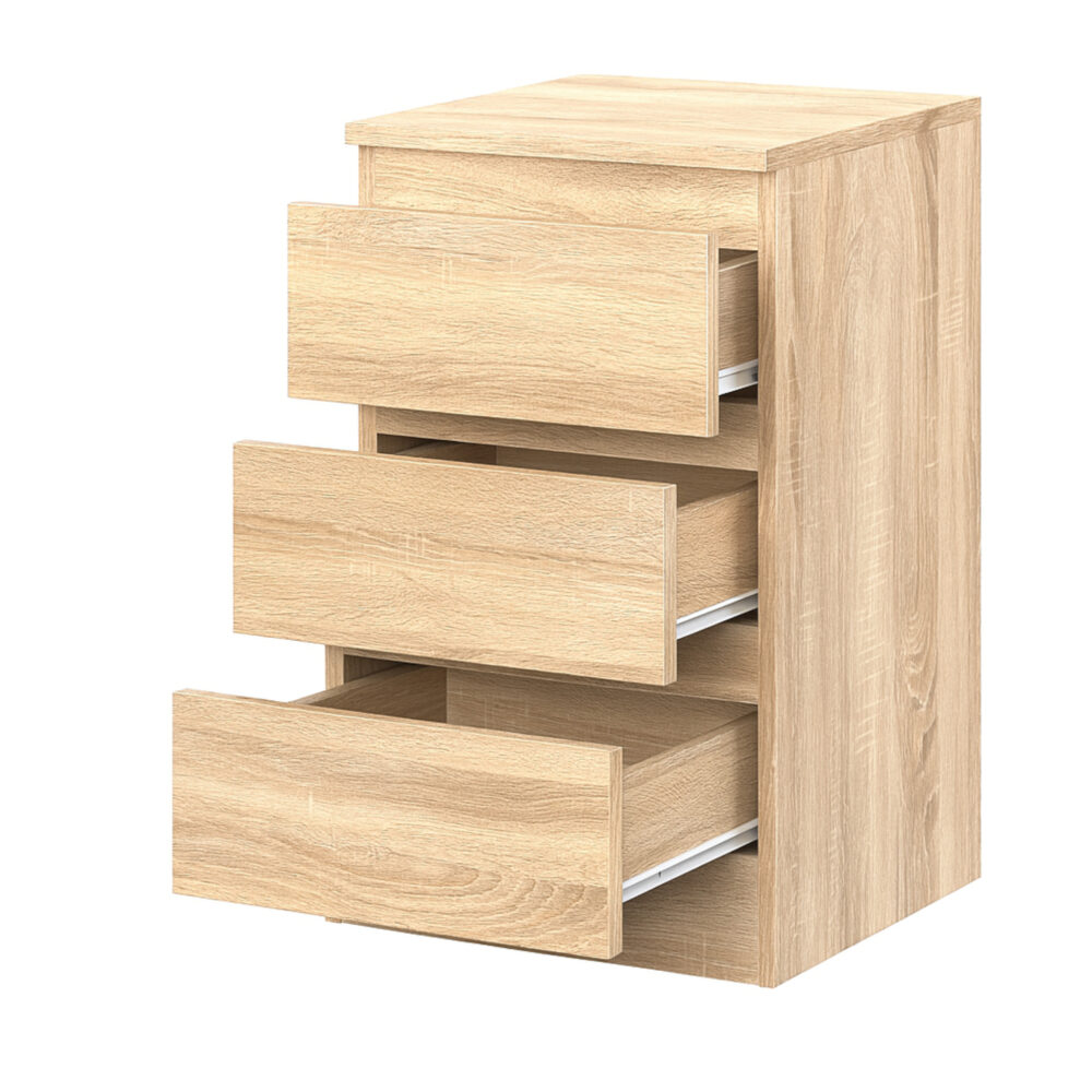 Kommode SOLA – Sonoma-Eiche – 3 Schubladen – 40×69×43 cm – Bild 4