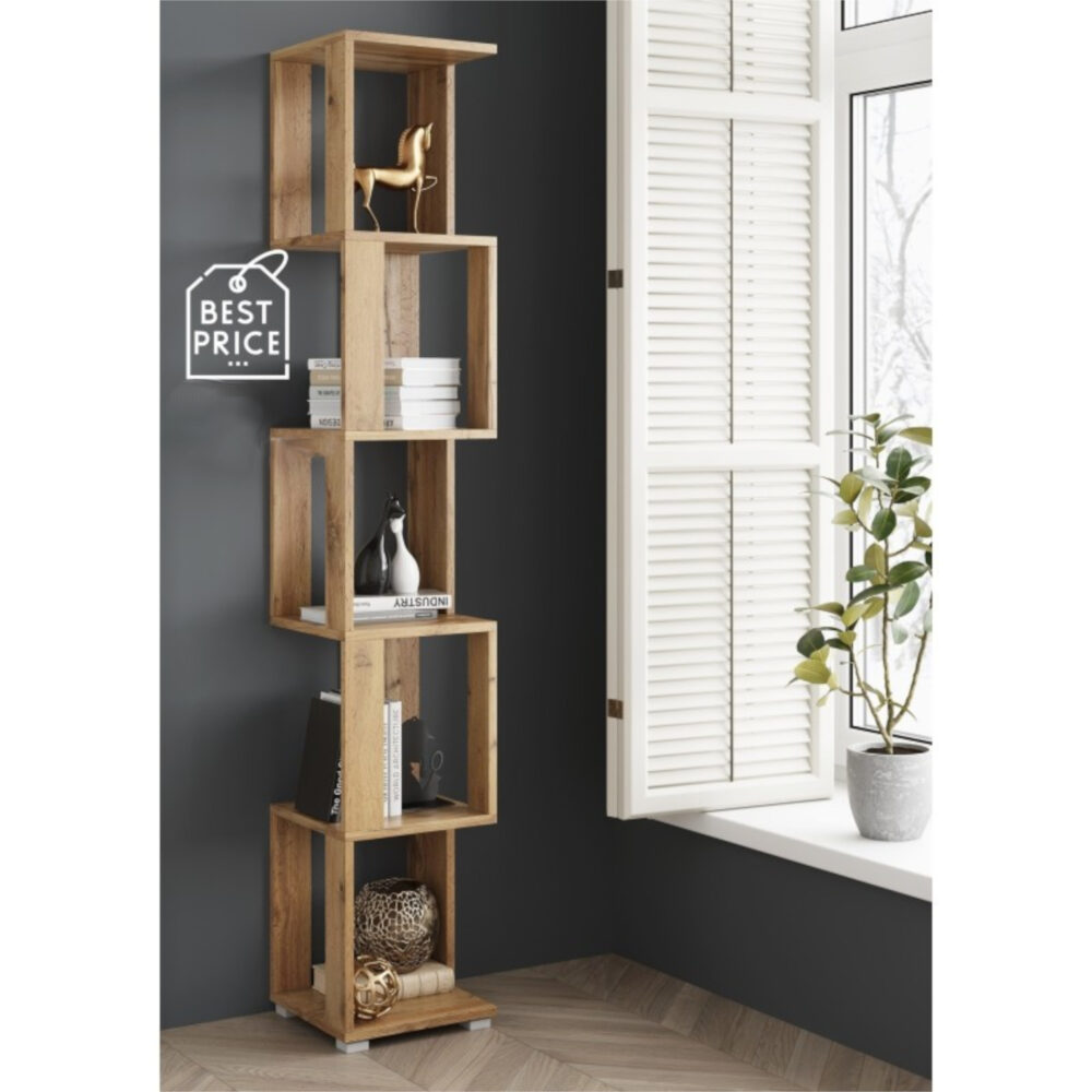 Standregal SOLA – Eiche Wotan – 29×168×29 cm – Bild 2