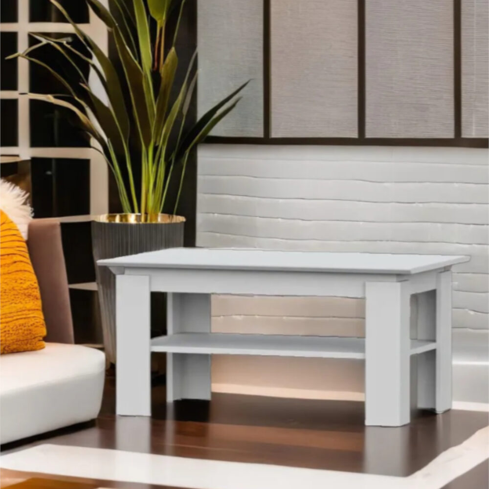 Coffee Table Sola - Weiß  - 90×55×43 Cm – Bild 2