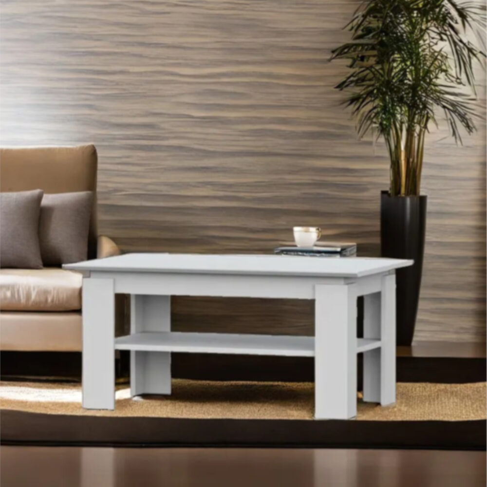 Coffee Table Sola - Weiß  - 90×55×43 Cm – Bild 6