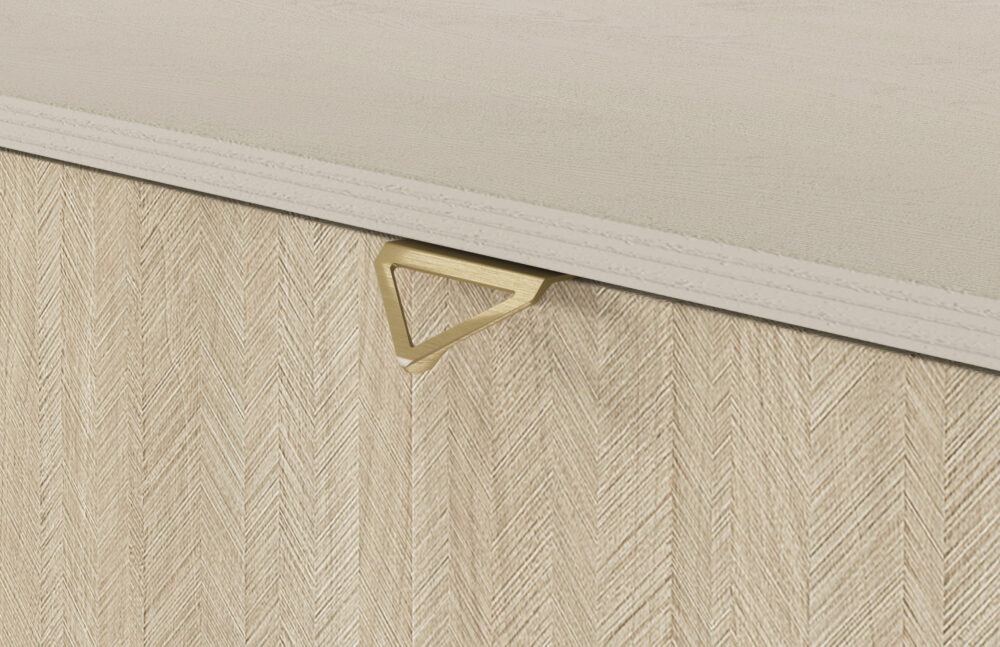 Standregal TOFINO - Eiche - Beige - Metallgriffe - Breite 80 cm, Höhe 160 cm, Tiefe 38 cm – Bild 10