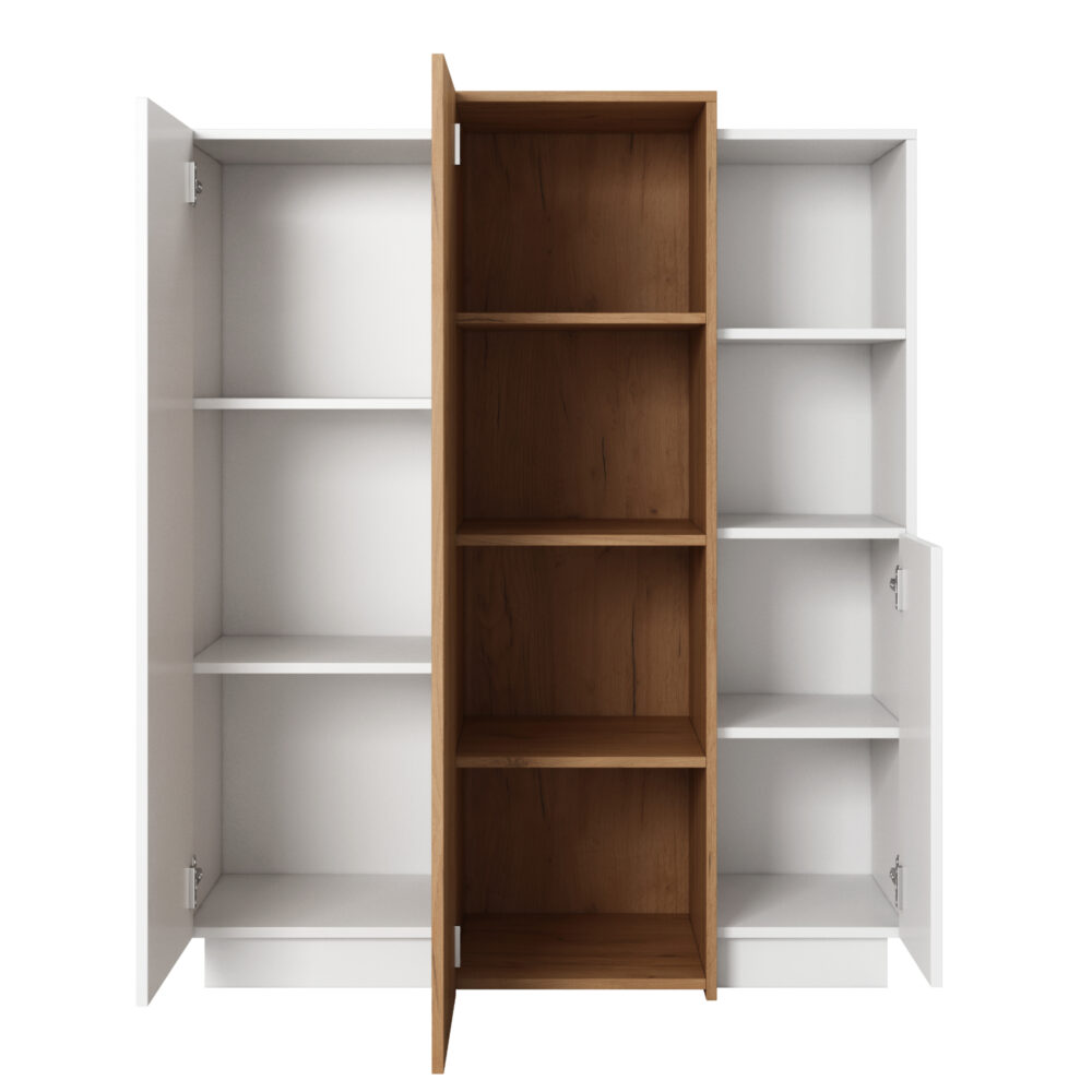 Kommode ETNE KOM1 - Eiche - Weiß - Push-to-open – Bild 3