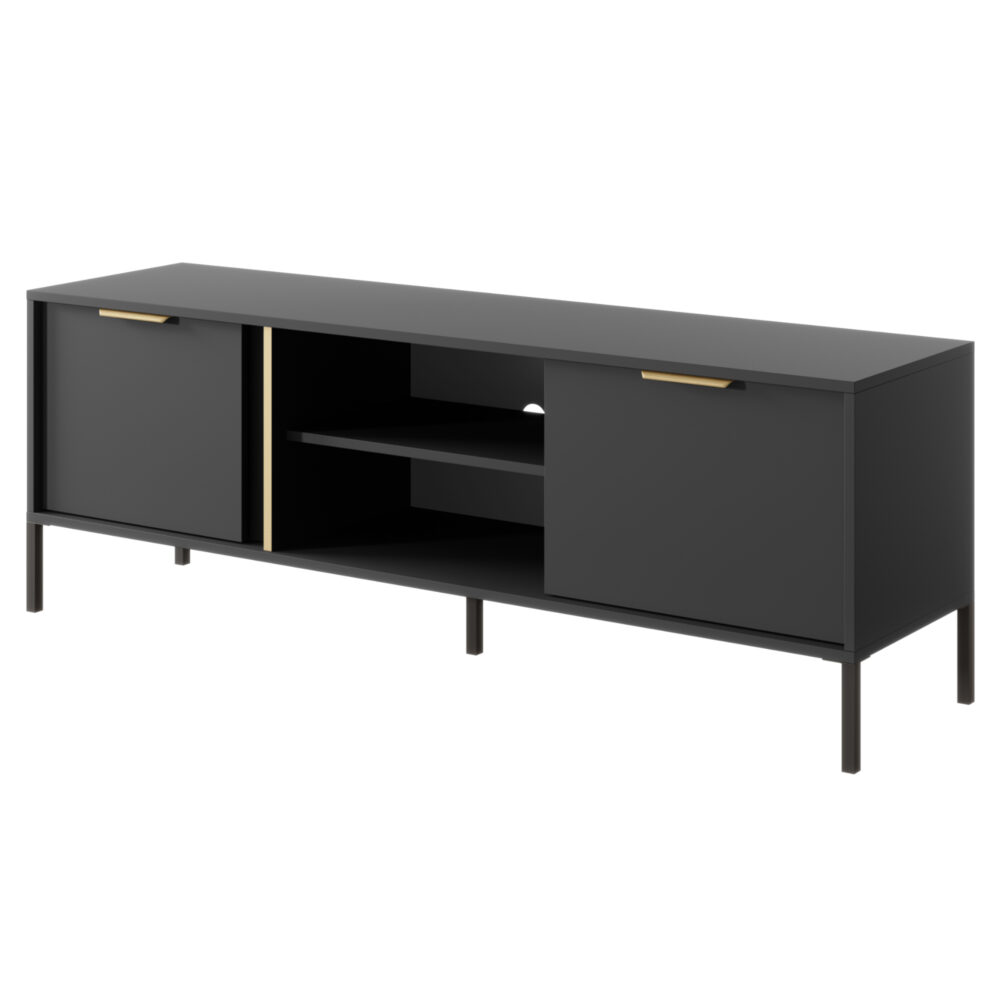 TV-Lowboard LAVIK - Anthrazit - matt