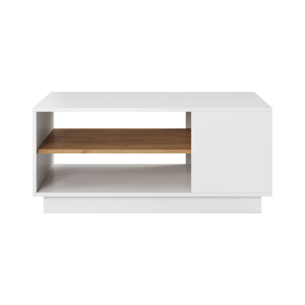 Couchtisch ETNE - Eiche - Weiß - Ablage – Bild 4