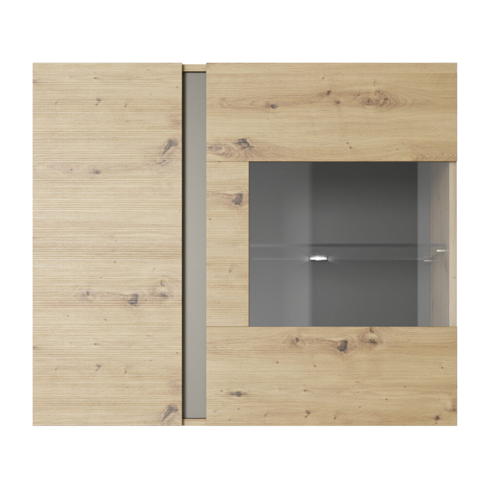 Hängeschrank ANDEBU - Eiche - Graphitgrau - Soft-Close – Bild 6