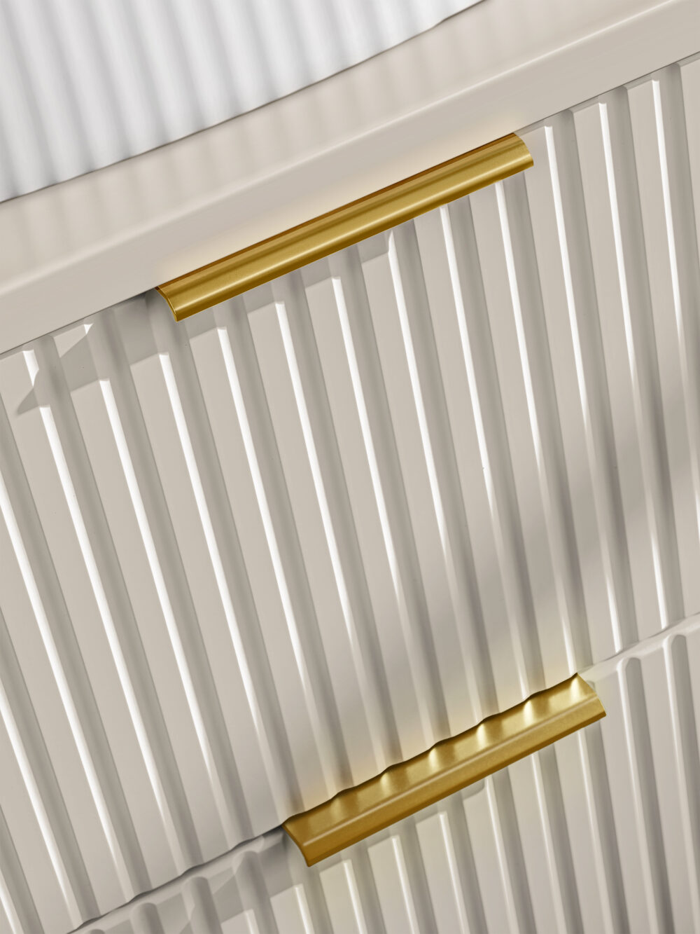 Hängeschrank mit Waschbecken und Arbeitsplatte ADEN – Kaschmir – Arbeitsplatte in Wotan-Eiche – 2 Schubladen – 80 x 75 x 46 cm – Bild 10