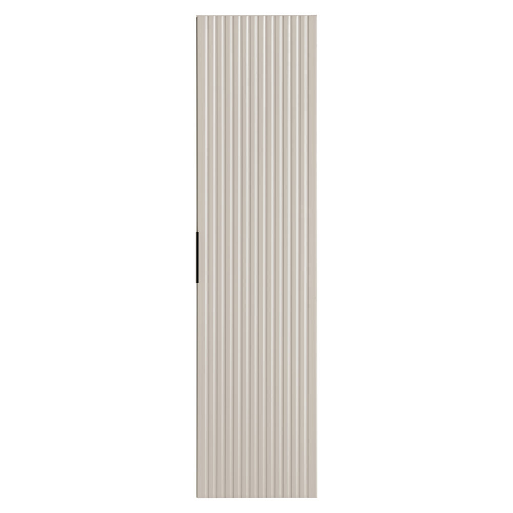 Hoher Badezimmer-Hängeschrank ADEN – Kaschmir – gefräste Fronten – 35 x 140 x 25 cm – Bild 5