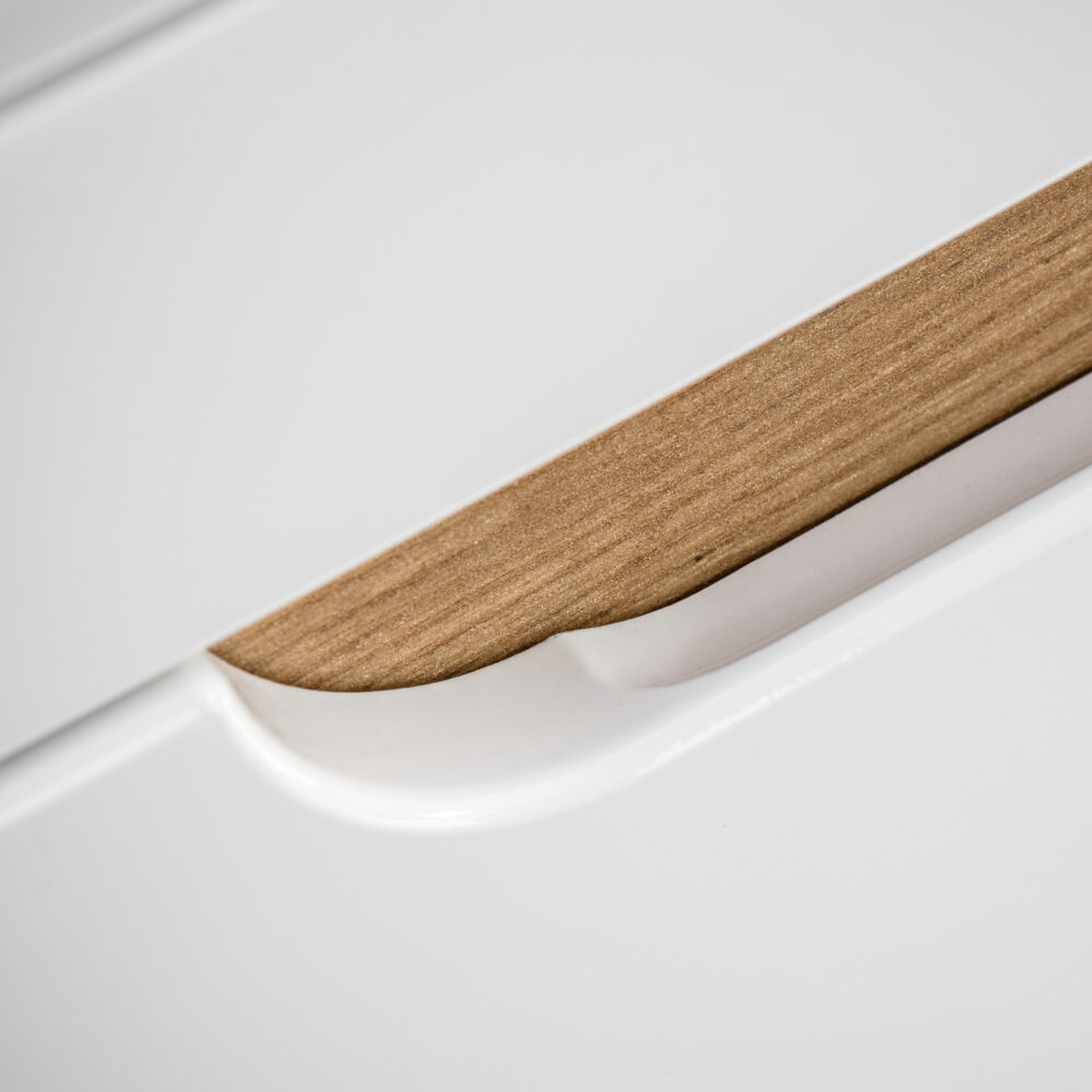 Hängeschrank unter dem Waschbecken ARVIDA – Weiß – 2 Schubladen – 80 x 59 x 46 cm – Bild 6