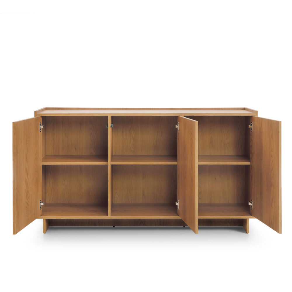 Kommode Yarker – Karamell-Eiche – 3-türig – 147 x 82 x 39 cm – Bild 4