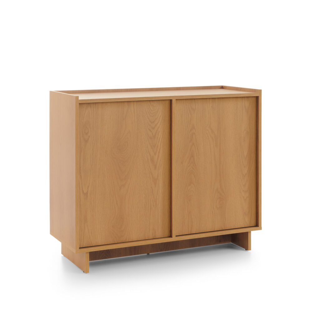 Kommode Yarker – Karamell-Eiche – 2-türig – 98 x 82 x 39 cm