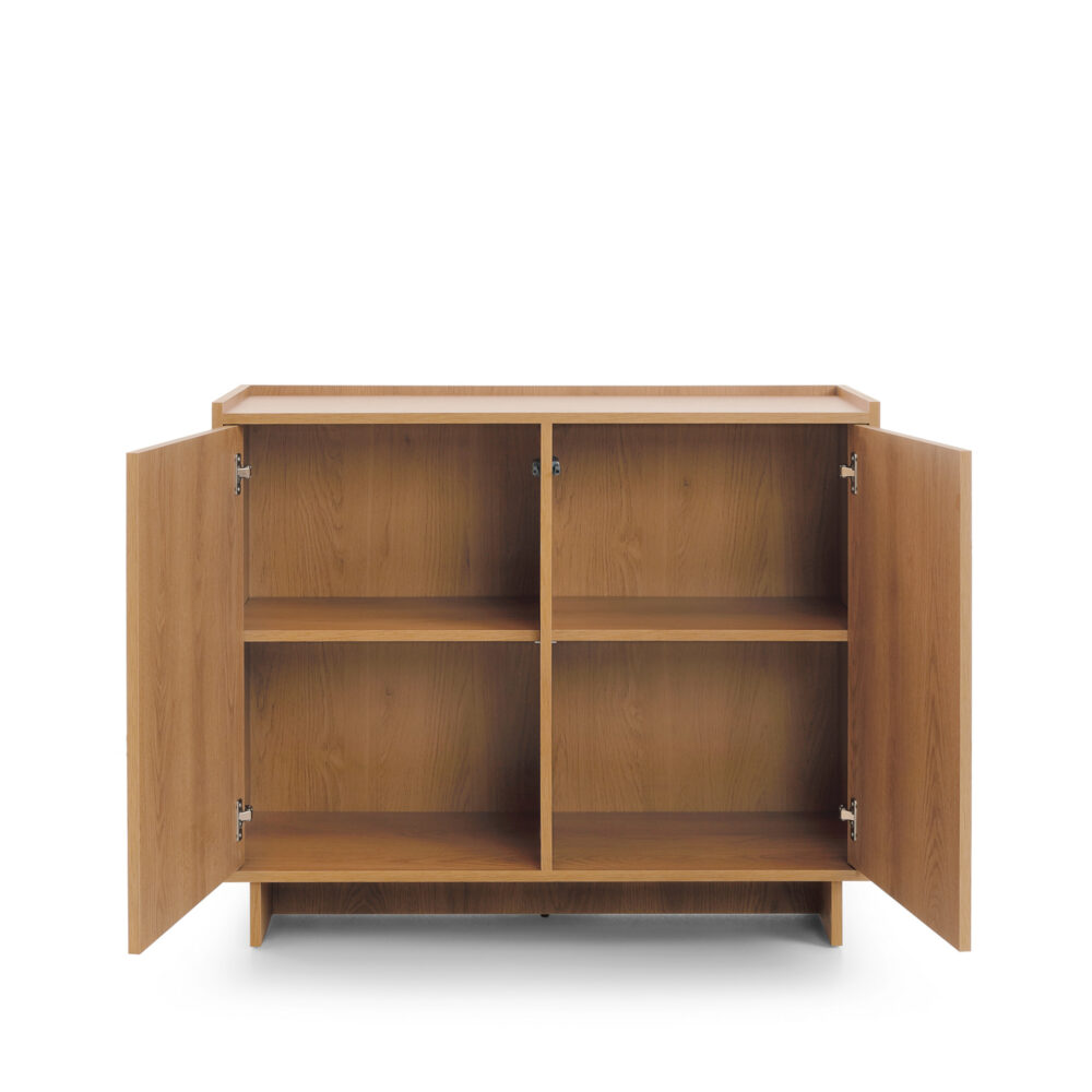 Kommode Yarker – Karamell-Eiche – 2-türig – 98 x 82 x 39 cm – Bild 4