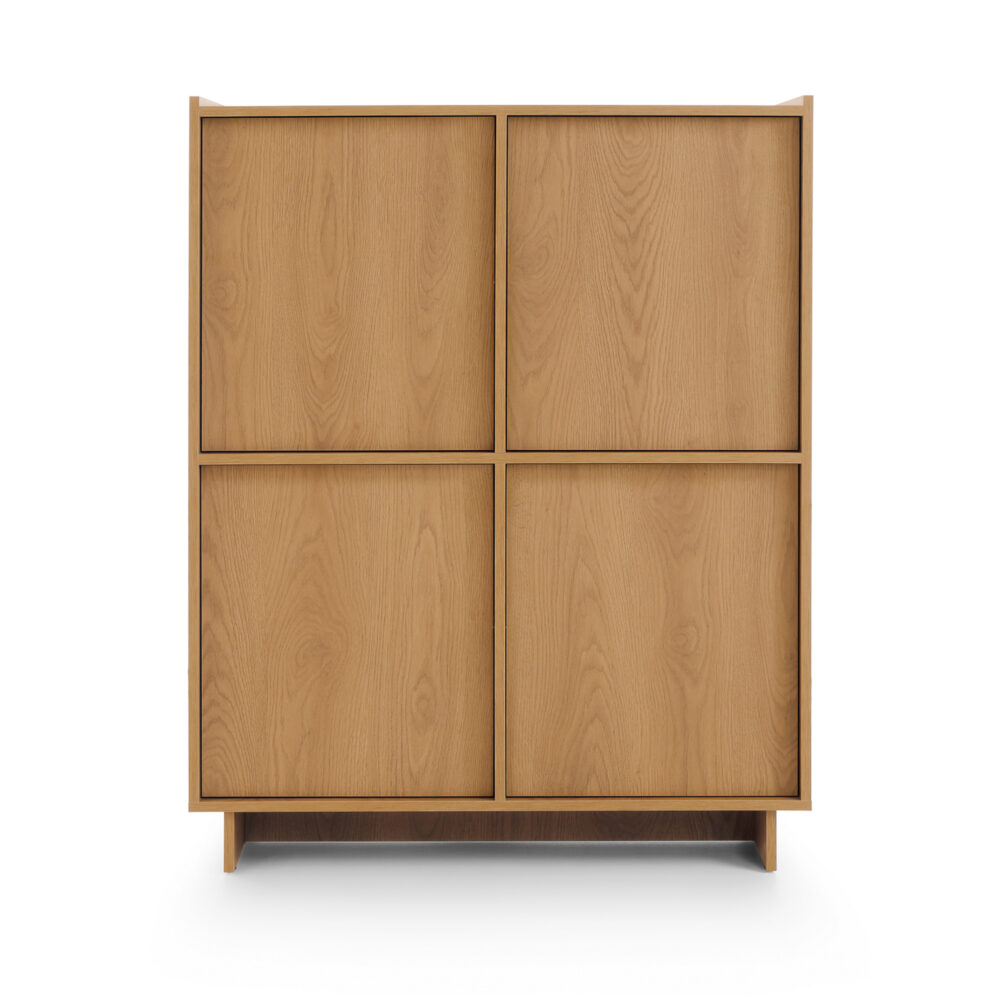 Kommode Yarker – Karamell-Eiche – 4-türig – 98 x 124 x 39 cm – Bild 7