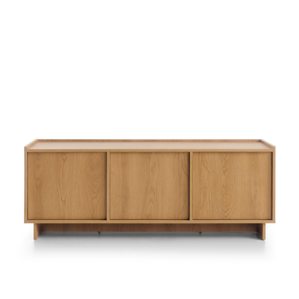 TV-Schrank Yarker – Karamell-Eiche – 3-türig – 147 x 55 x 39 cm – Bild 6