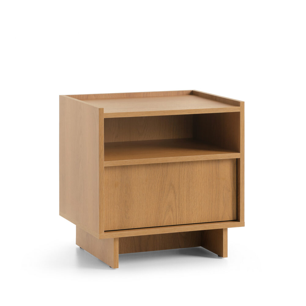 XMEBSKRSTOPI01701101_00.jpg Nachttisch Yarker – Karamell-Eiche – mit Schublade – 50 x 51 x 39 cm – Bild 1