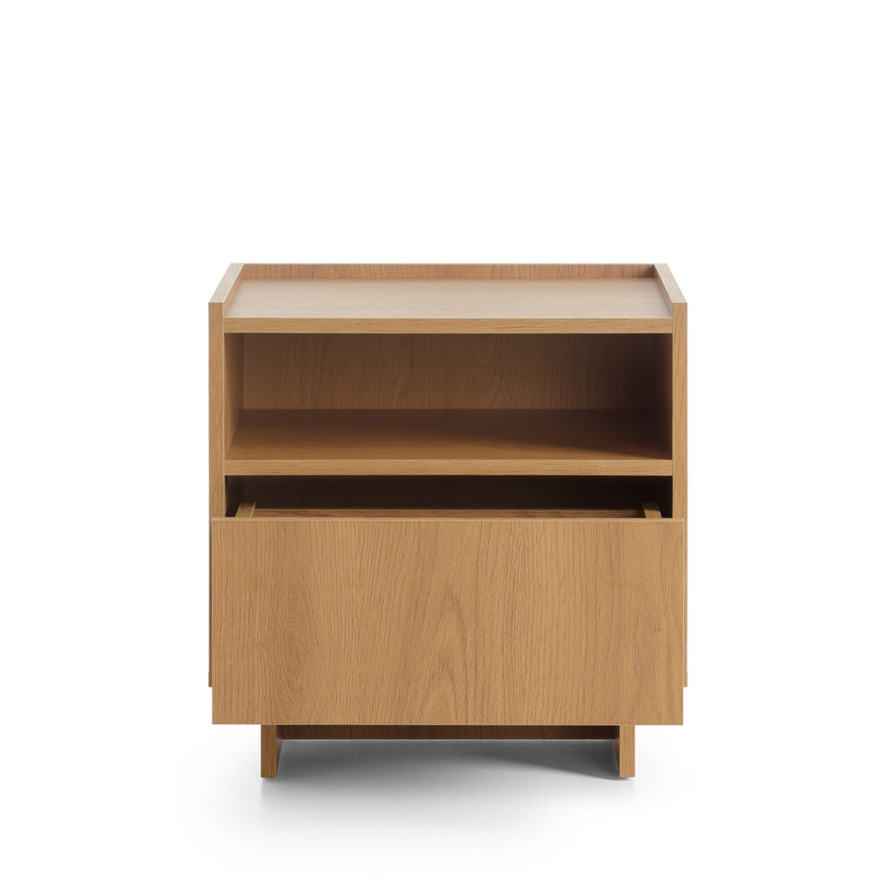 Nachttisch Yarker – Karamell-Eiche – mit Schublade – 50 x 51 x 39 cm – Bild 4
