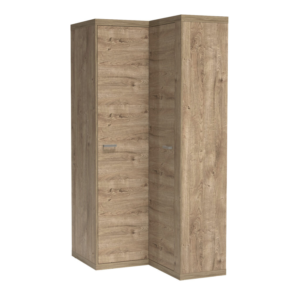 Eckschrank BALESTRAND - Eiche - Kleiderstange - 109 x 201 x 54 cm