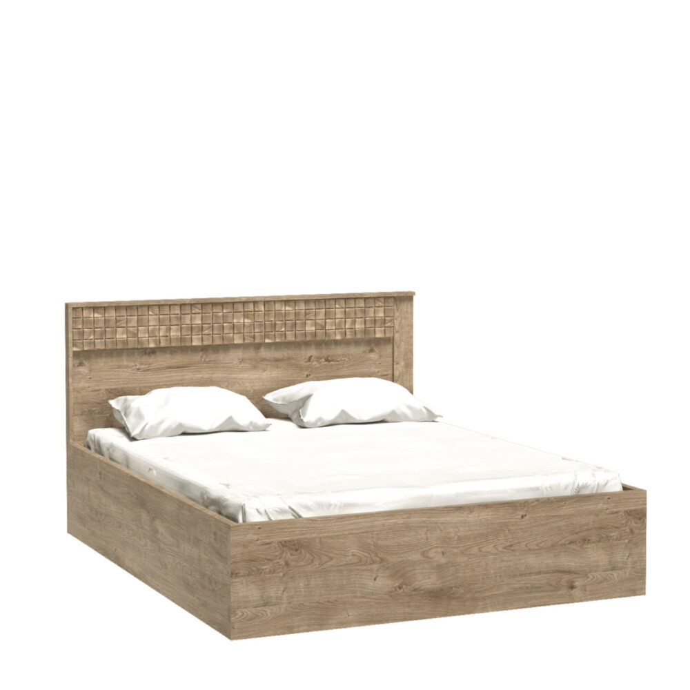 Doppelbett BALESTRAND - Kopfteil - Bettkasten - 167 x 102 x 207 cm