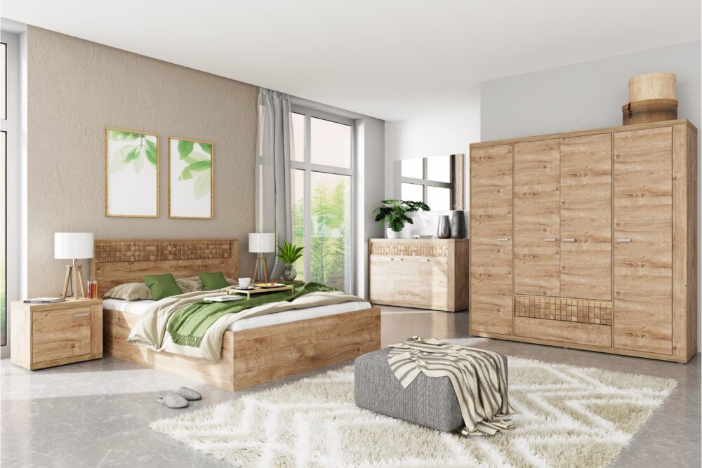 Nachttisch BALESTRAND - Eiche - 57 x 51 x 41 cm – Bild 4