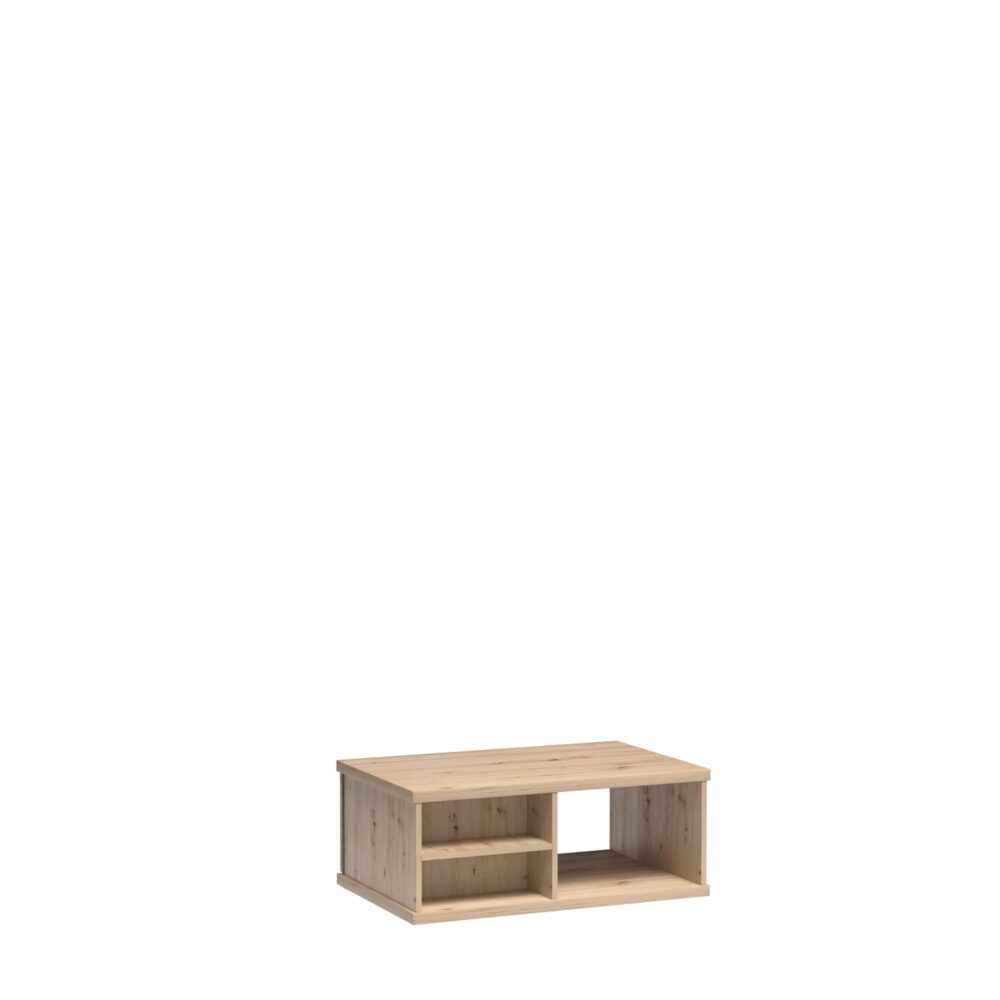 Kaffeetisch NAKUSP - Eiche - Lamellen - 90 x 36 x 58 cm – Bild 3